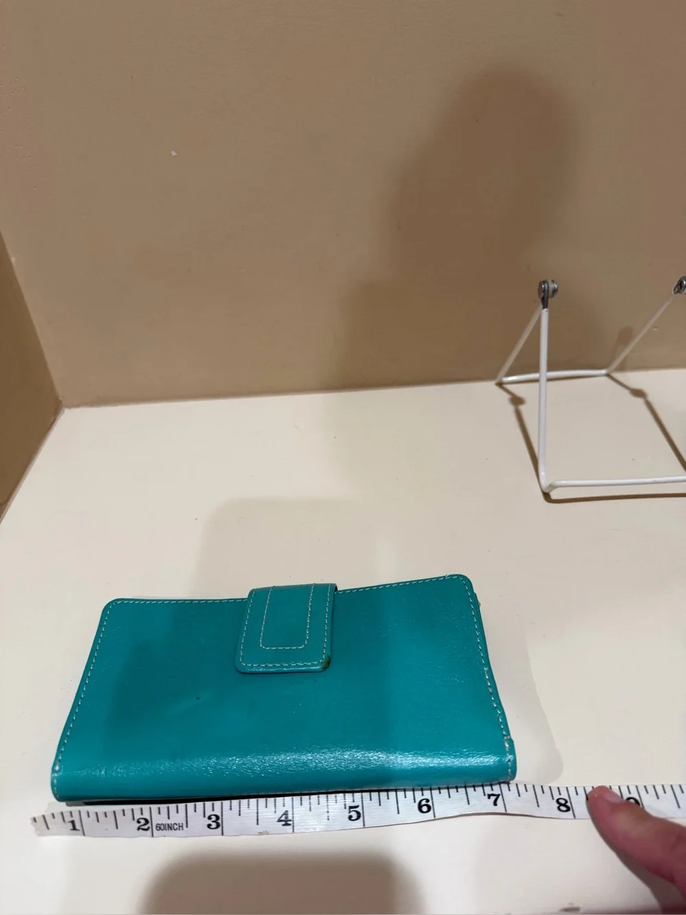 Fossil Turquoise Leather Long Vintage Wallet